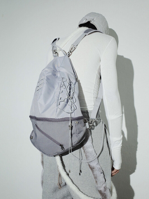 Detachable Shoulder Backpack / Grey