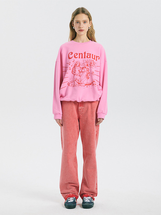 CENTAUR STORY SWEATSHIRT_PINK