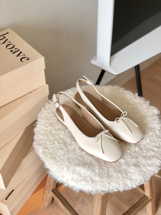 Bryant Slingback Flats - Alpaca