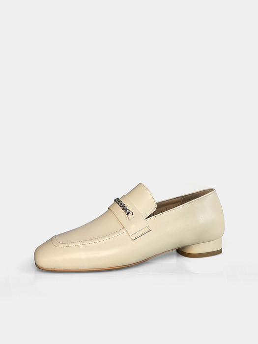Mrc098 Chain Loafer (Ivory)