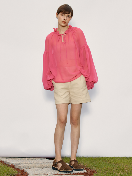 Popsicle Balloon Blouse_Fuchsia Purple