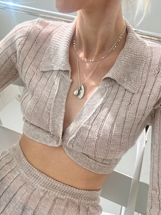 double layered necklace
