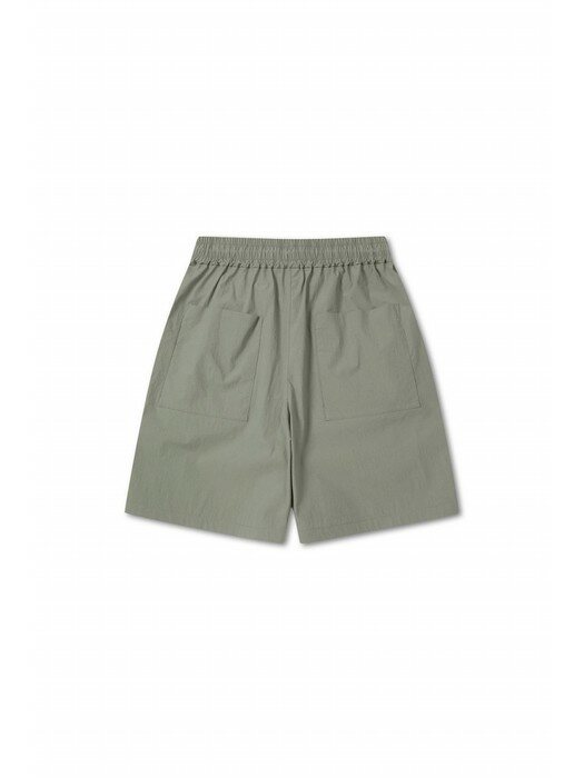 Banded Leisure Shorts_QUPOX22406KHX