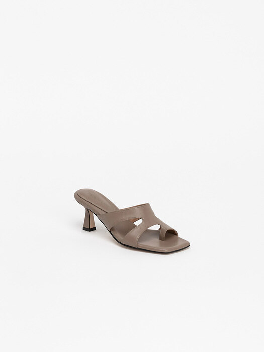 Thoner Thong Mule Sandals in Etoffe Gray