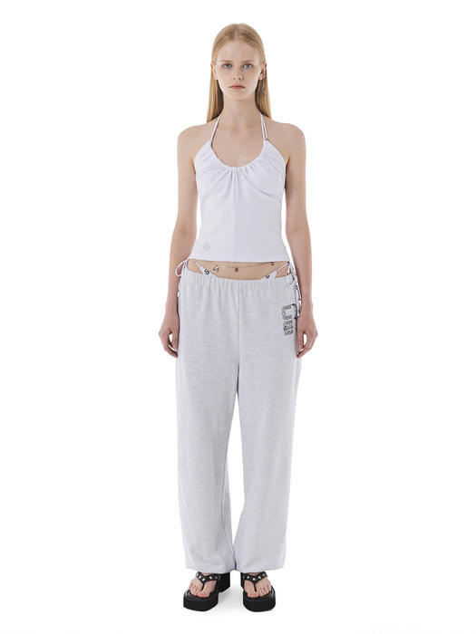 [리퍼브]CER SWEAT PANTS / WHITE MELANGE