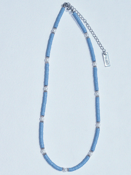 Rubber GUM Necklace (SkyBlue)