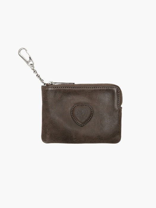 HEART ZIPPER WALLET_4colors