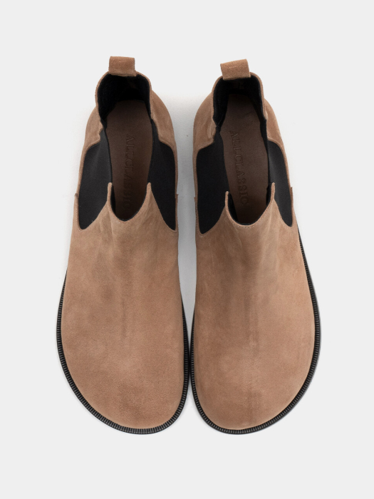 Grow_Chelsea Boots L.Brown Suede / ALC902