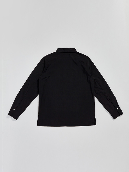 Long Sleeve Basic Shirt Black
