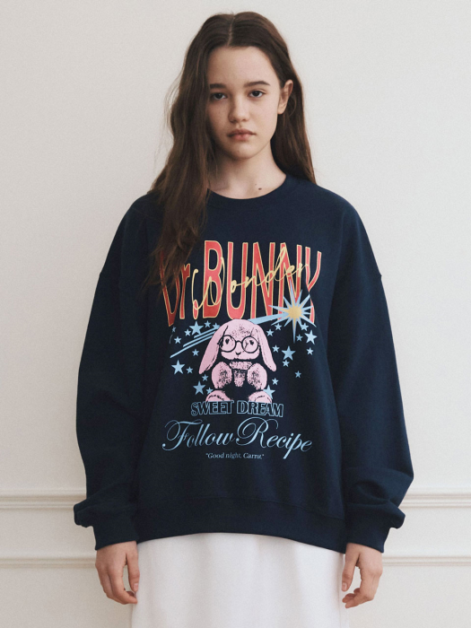 Bunny Dream Sweatshirt [Navy]