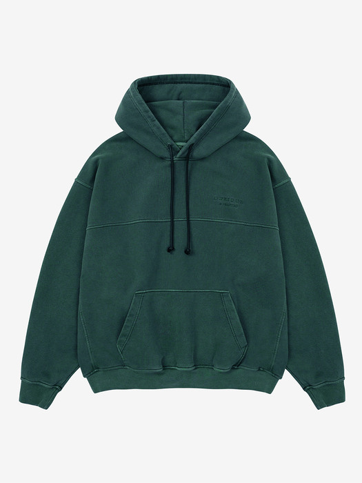 Washed Hoodie - Forest Green