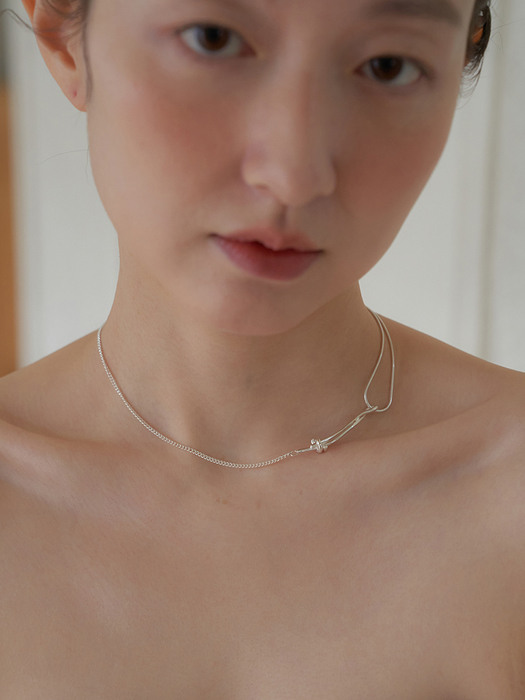 two chain knot necklace