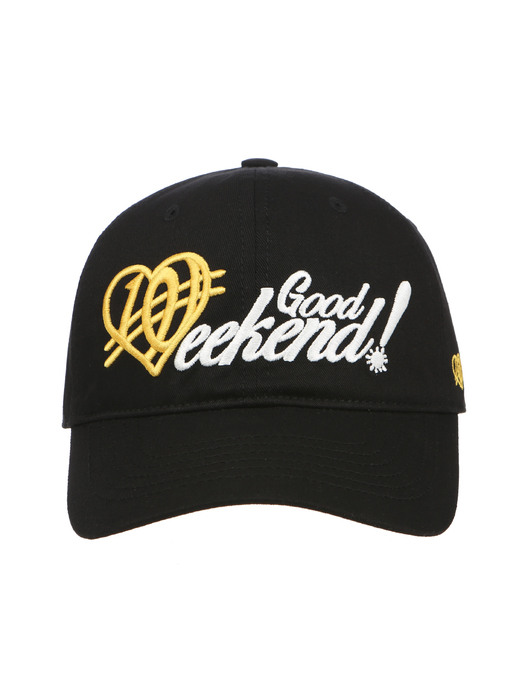 BIG SATURDAY LOGO CAP BLACK