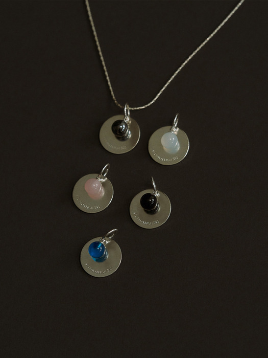 COLOR BALL PLATE NECKLACE 016