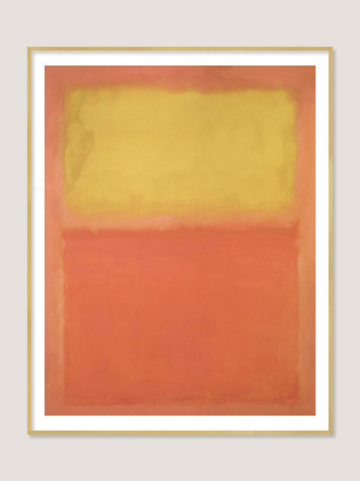 [마크 로스코] Orange and Yellow 56 x 71 cm