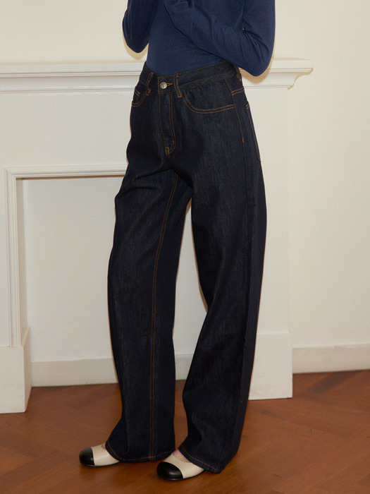 Loose Fit Denim Pants_ Raw