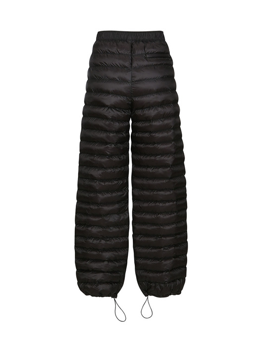 QUILTED TROUSERS (BLACK)