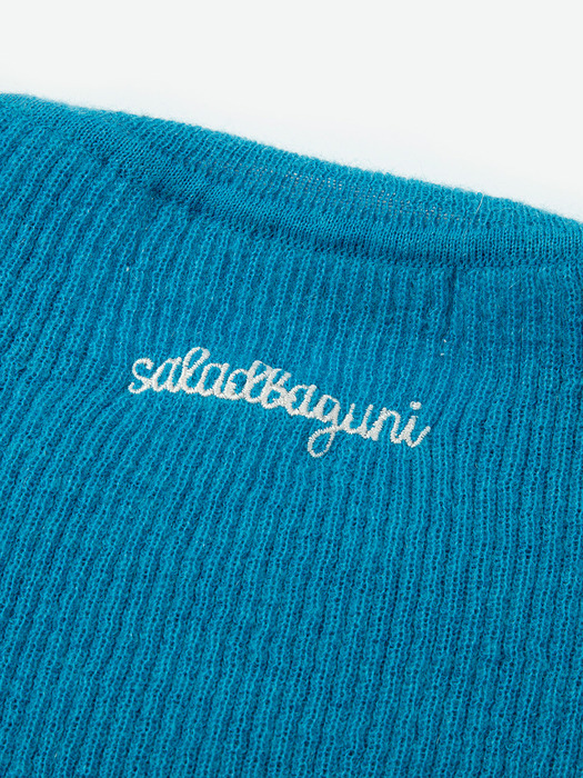 Mohair Ribbed Round Pullover_blue
