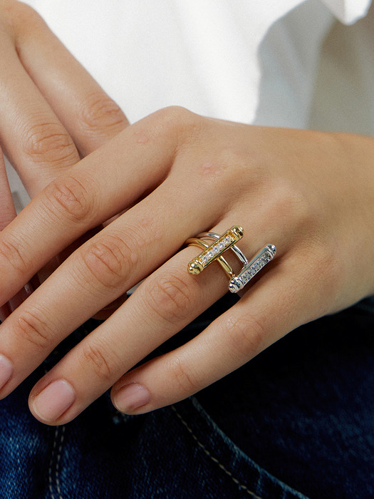 Capsule Ring (Gold/Silver)