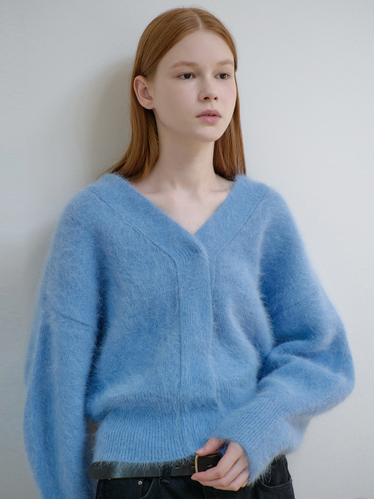 25WN angora cardigan [F/BL]