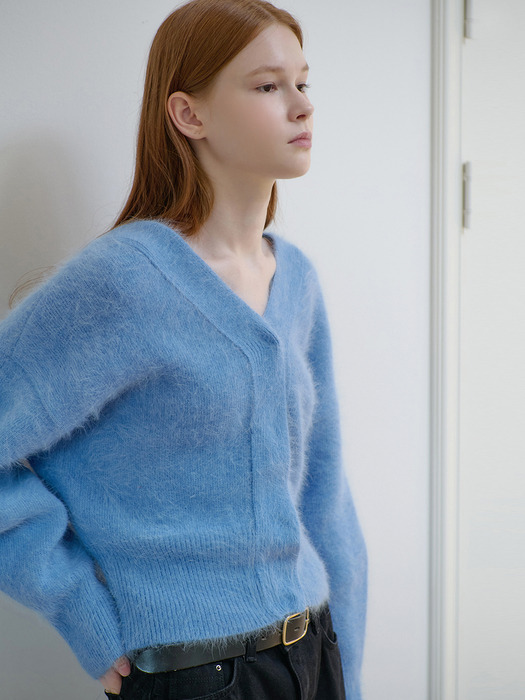 25WN angora cardigan [F/BL]
