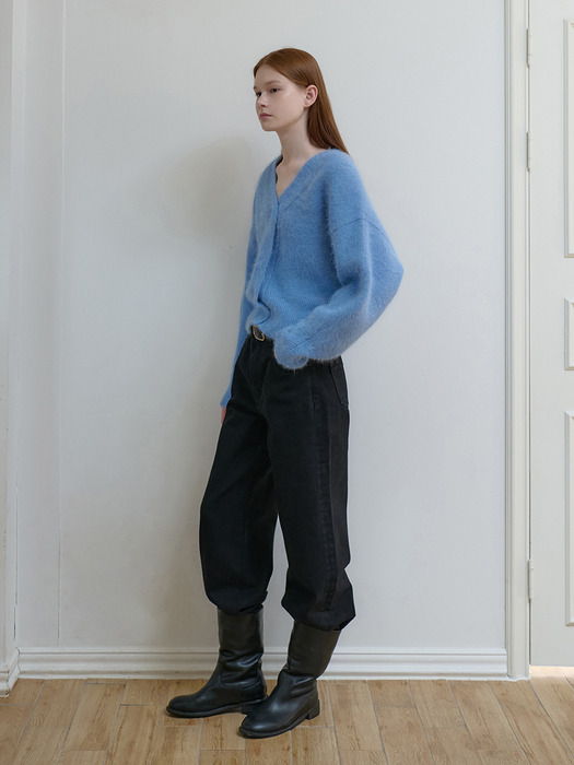 25WN angora cardigan [F/BL]