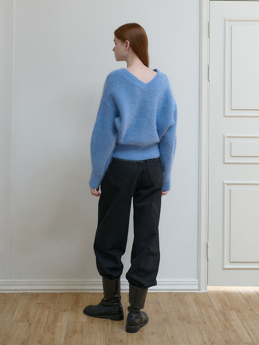 25WN angora cardigan [F/BL]