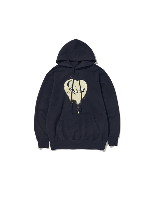 lotsyou_Melting Heart Candy Hoodie Navy