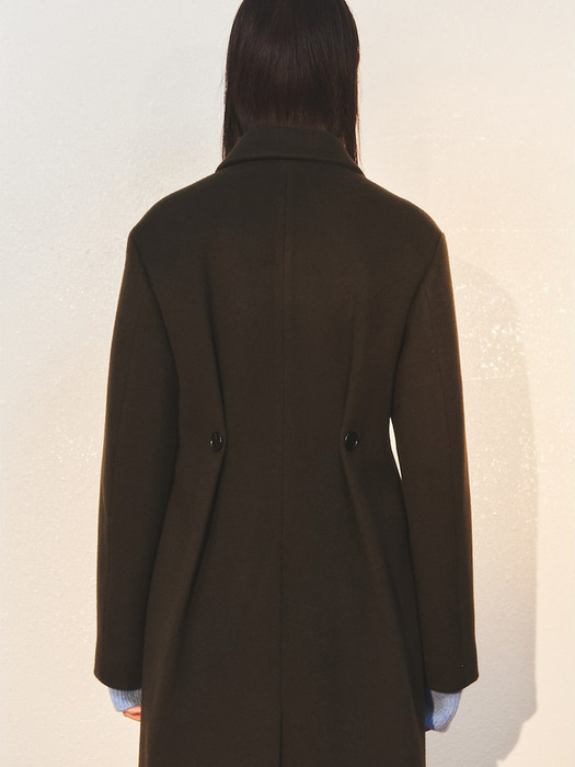 Back Detail Single Coat  Brown (KE3X30M04D)
