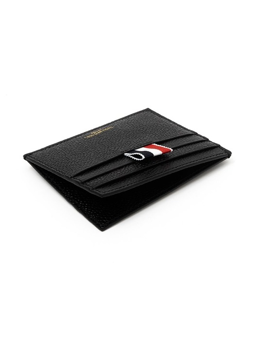 (당일) 23SS 톰브라운 삼선탭 그레인 블랙 카드 지갑 MAW031L 00198 001