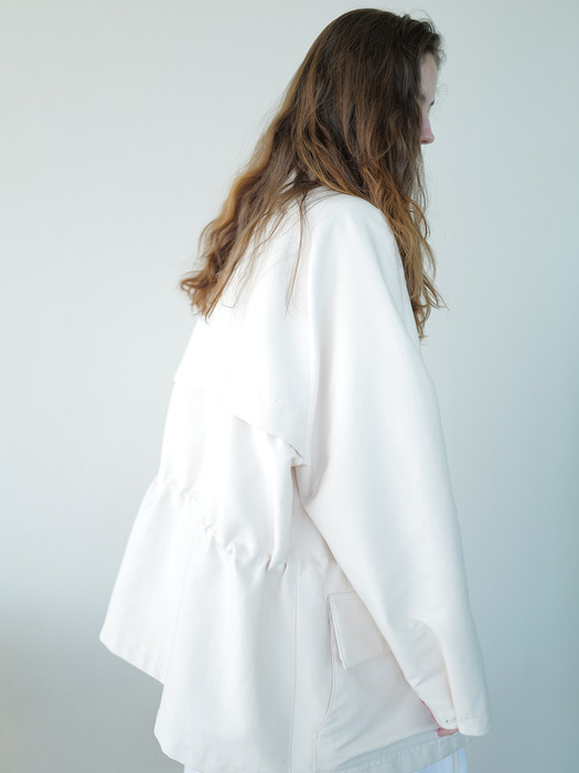 COTTON TRAVELLER JACKET [IVORY]