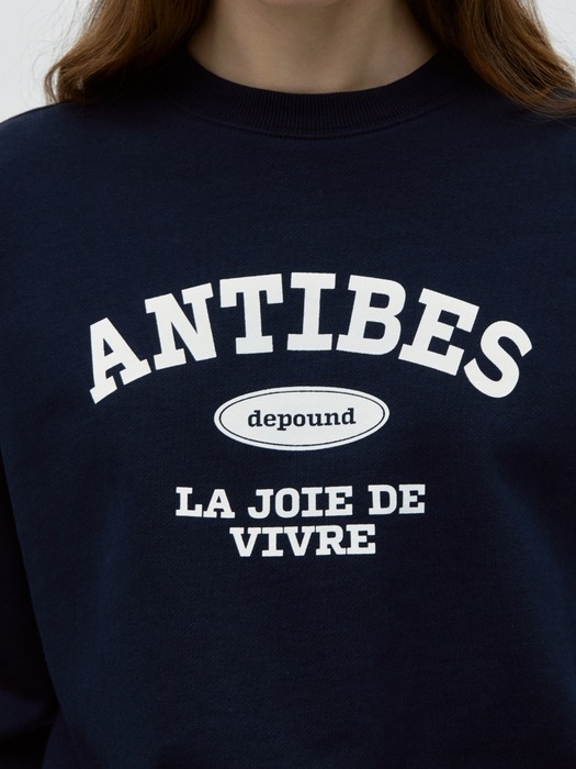 antibes sweatshirt - navy