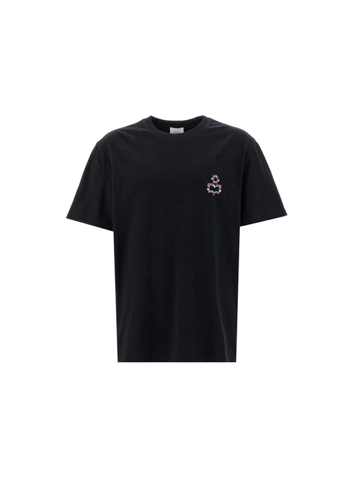 [당일]24SS 휴고 HUGO 로고 자수 티셔츠 블랙 TS0149HB B1N02H 01BK