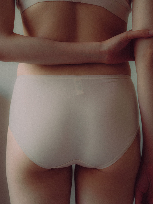 Organic cotton panties in raw color