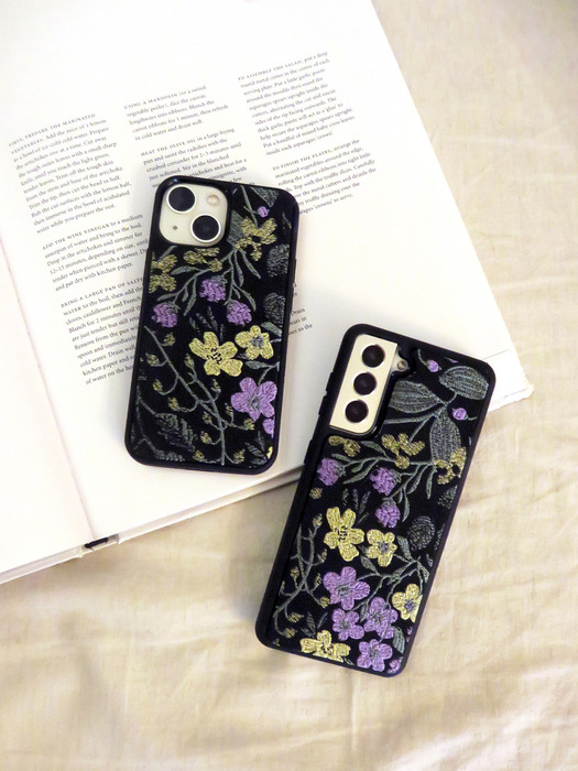 TEXTILE PHONE CASE [LAVENDER]