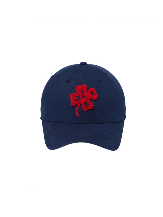 CAP CLOVERMARDI BOUCLE_NAVY RED