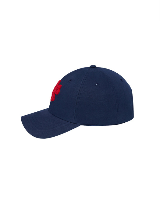 CAP CLOVERMARDI BOUCLE_NAVY RED