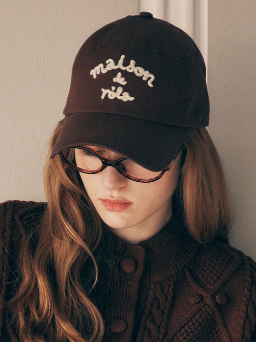 MAISON DE ROLA BALL CAP BROWN