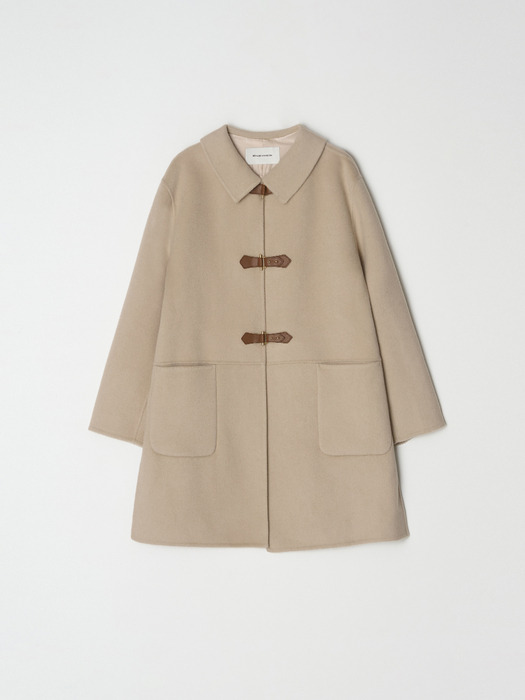 Buckle point handmade coat - Beige