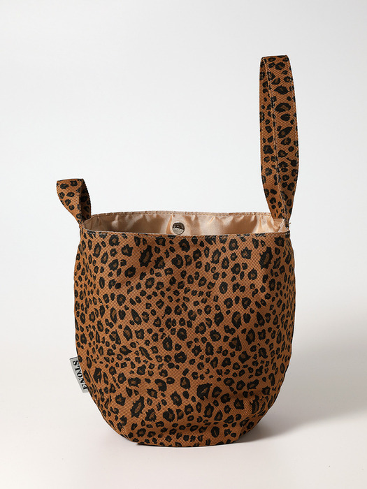 Dumpling wrist bag_Leopard