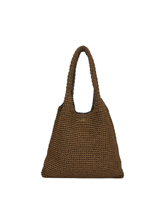 [Solo] Boater Weaving Hobo L (Boater Weaving Hobo Large) - 2 Colors - Image 6
