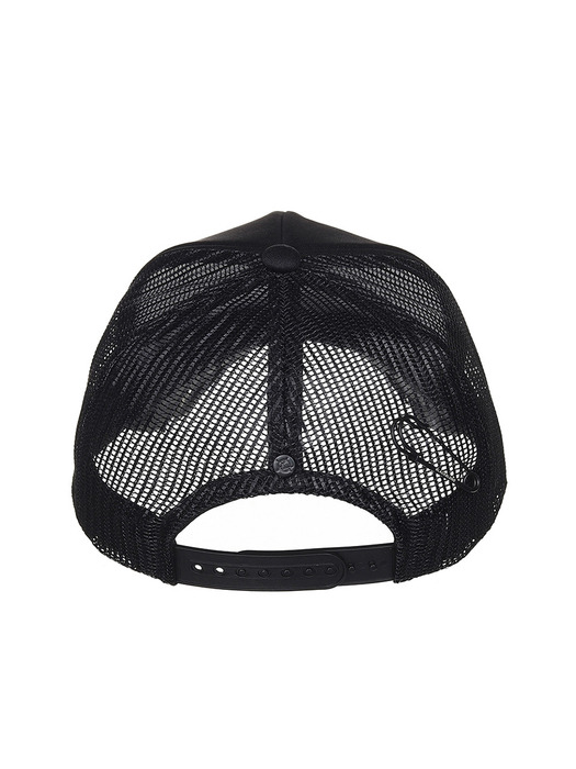 블랙블론드]BBD Smoke Painted Workshop Trucker Mesh Cap (Black)