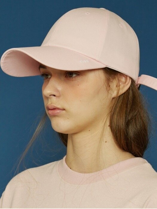 [unisex] X buckle cap (pink)