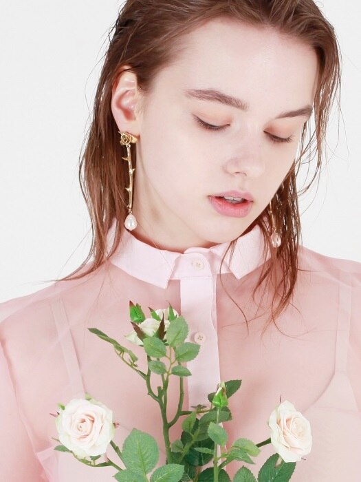 Rose Blossom Earring[DL18SSER01MTF]