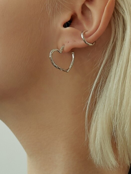N-Heart Earring (2color)
