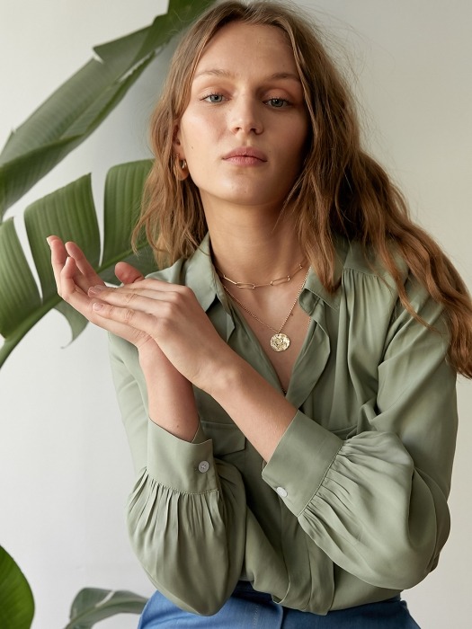 ESTELLA BLOUSE GREEN