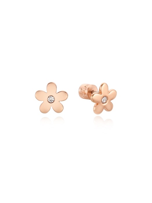 Metal Blossom Earrings