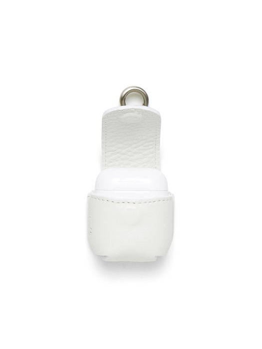 Leather AirPods Case White