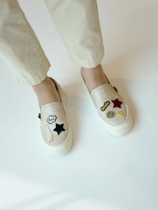 Hilo Slip-on Sneakers in Ivory