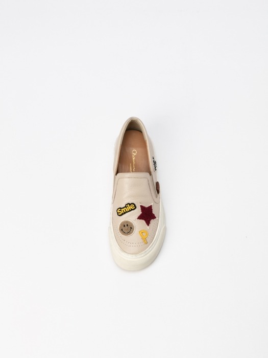 Hilo Slip-on Sneakers in Ivory